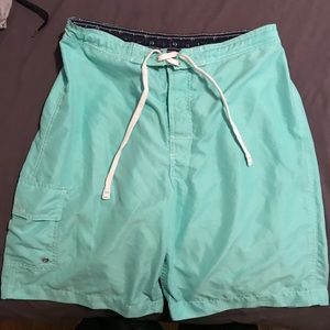 Merona Turquoise Boardshorts. Size medium/32